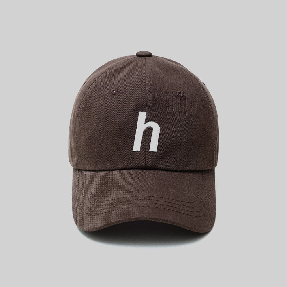 H Logo Ball-Cap (Brown)