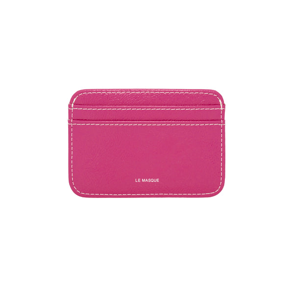 Daisy Slim Mini Transportation Card Wallet fuchsia pink