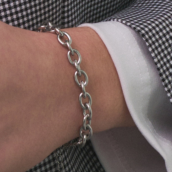 unisex bracelet chain stainless steel_CLEF LOOP CHAIN BRC