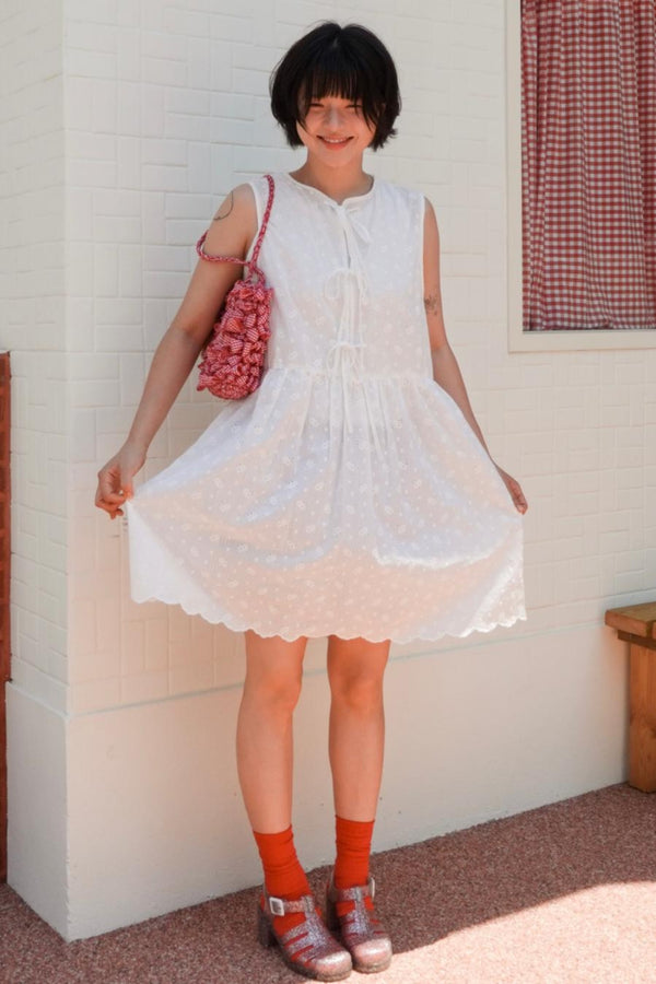 June string eyelet dress_ white