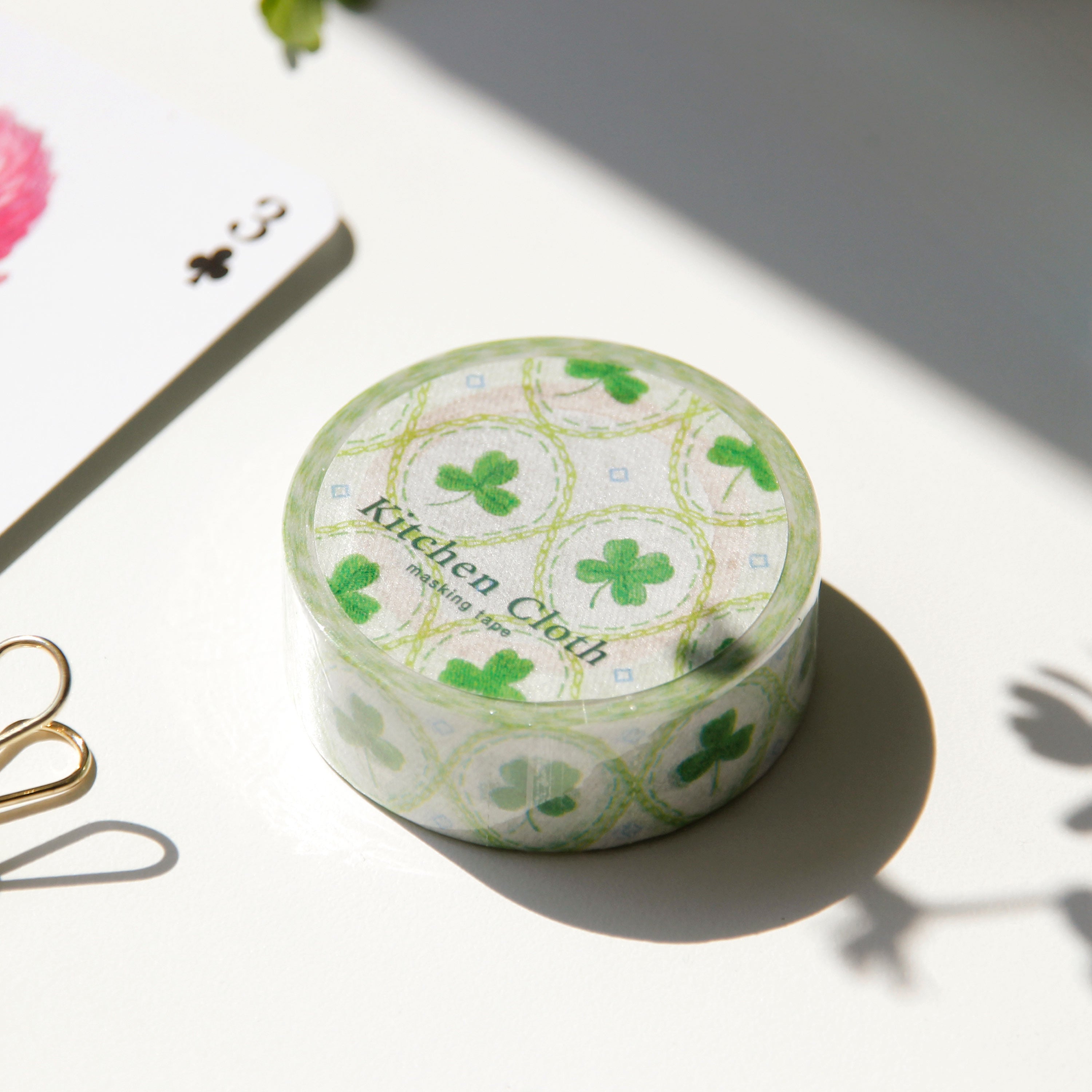 Kitchen Cloth Masking Tape / Clover Garden