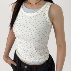 [prts made] plan ribbed sleeveless top (6color)