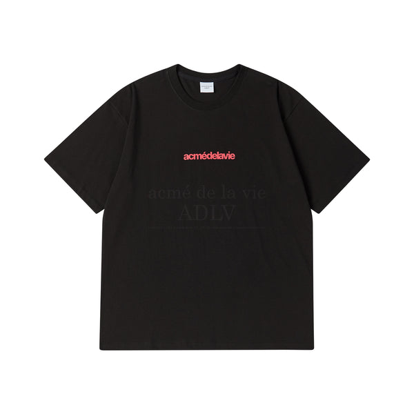 24FW CONNECT LOGO BASIC SHORT SLEEVE T-SHIRT BLACK