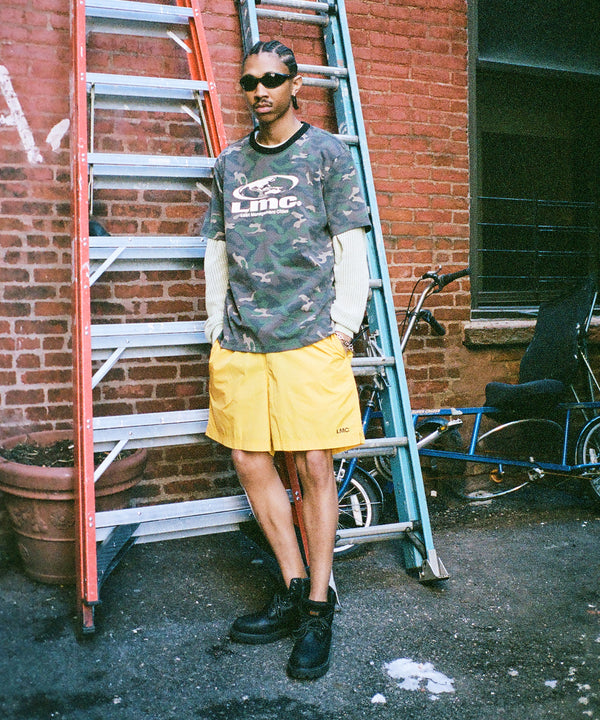 OG NYLON SHORTS mustard