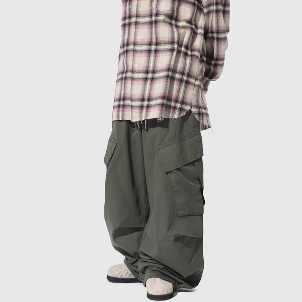 Tilted Cargo Balloon Pants [4color] 