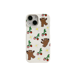 Dancing bear glossy hard case