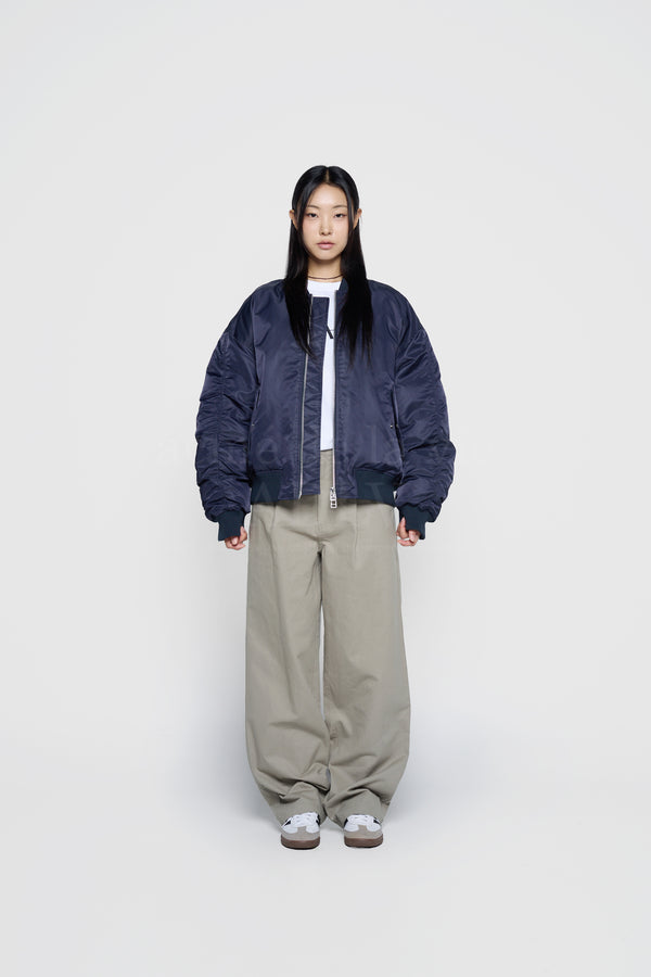 24FW バルーンフィットMA-1パッディングジャケット ネイビー