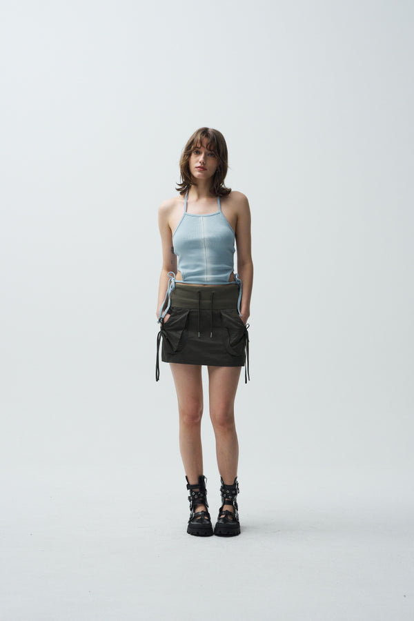 line sleeveless (sky blue)