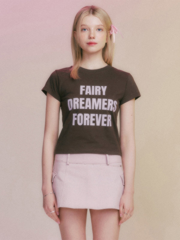 MF FOREVER TEE (PINK, BROWN)