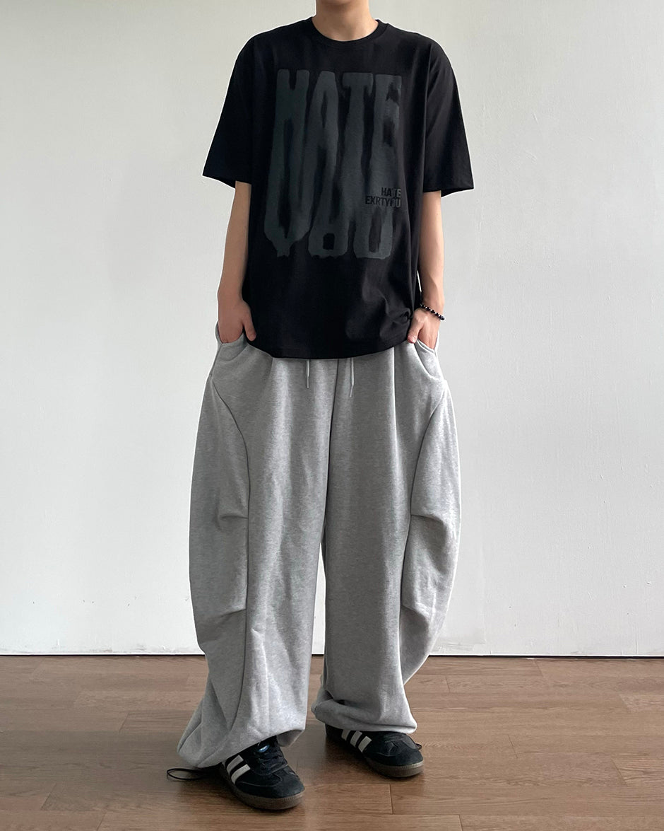 ヘイトプリント半袖Tシャツ