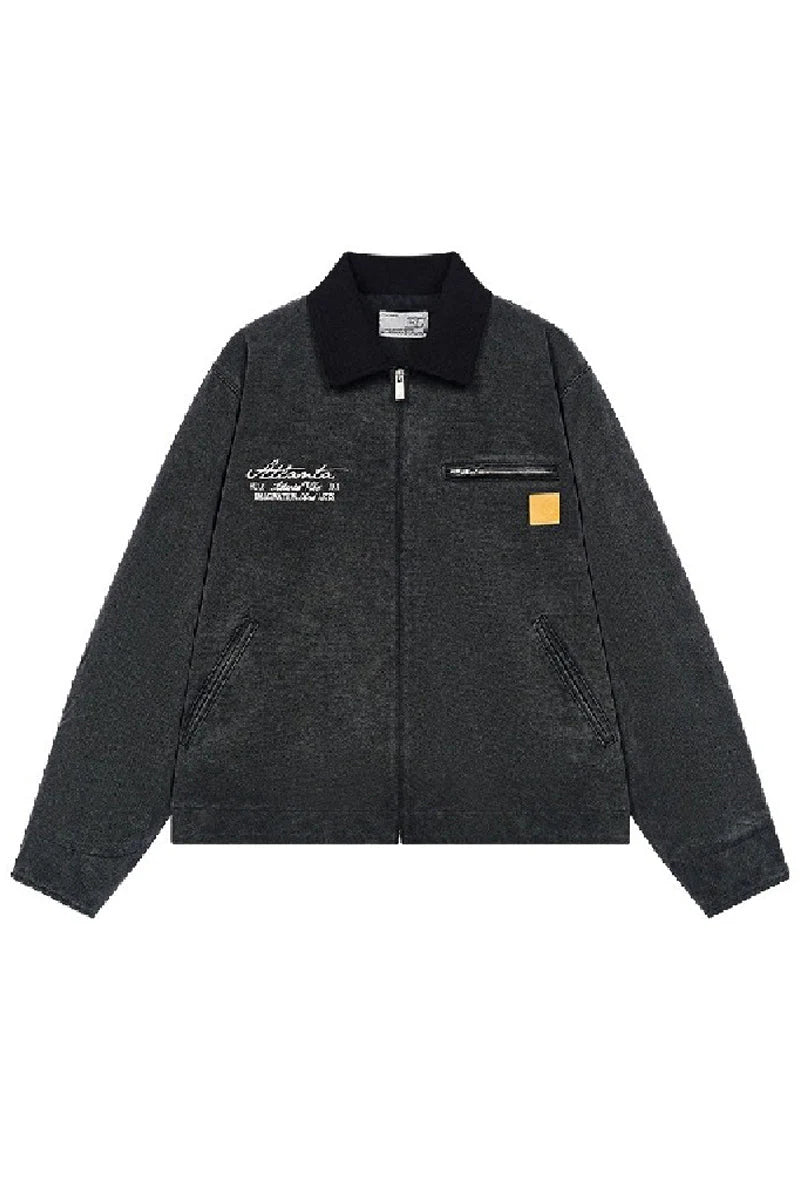 デトロイトレトロエンブロイダードジャケット