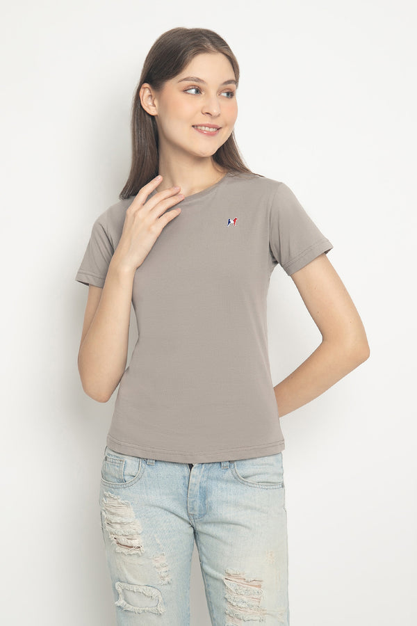 MON AKITA - Flo Women T-shirt Grey