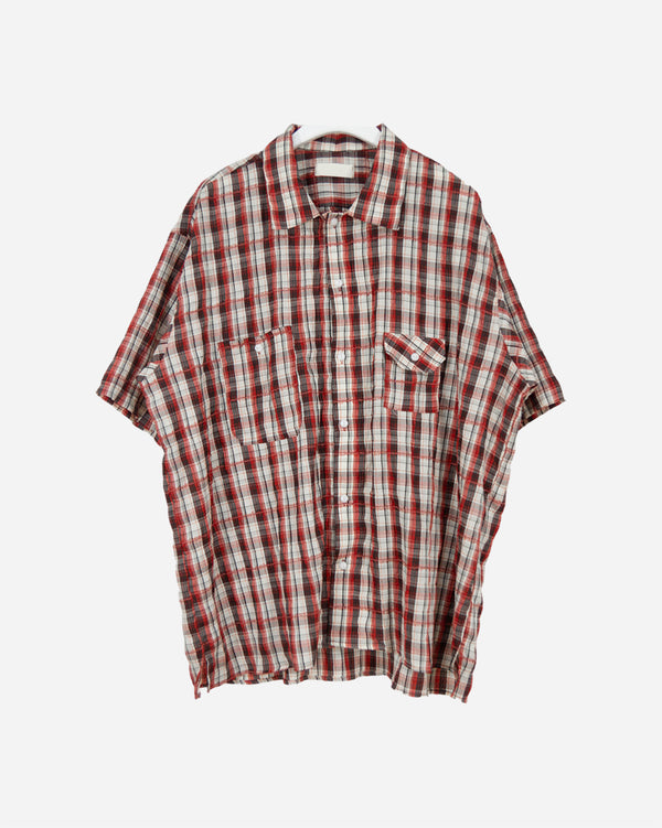 Rework Check Half Shirt