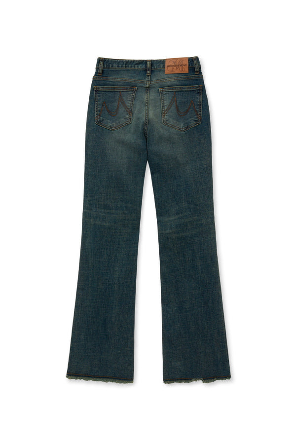 ws boots cut pants (blue)