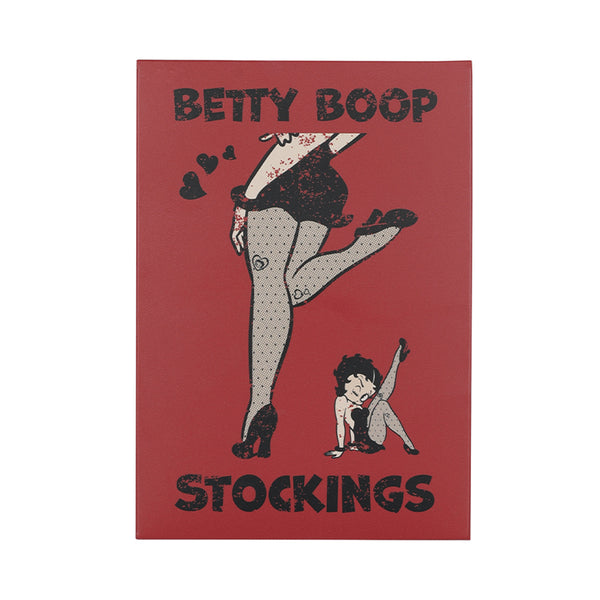 [BettyBoop] ブラックドットハートグラフィックストッキング