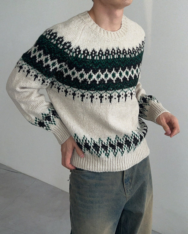 Nordic knitwear(4COLORS)