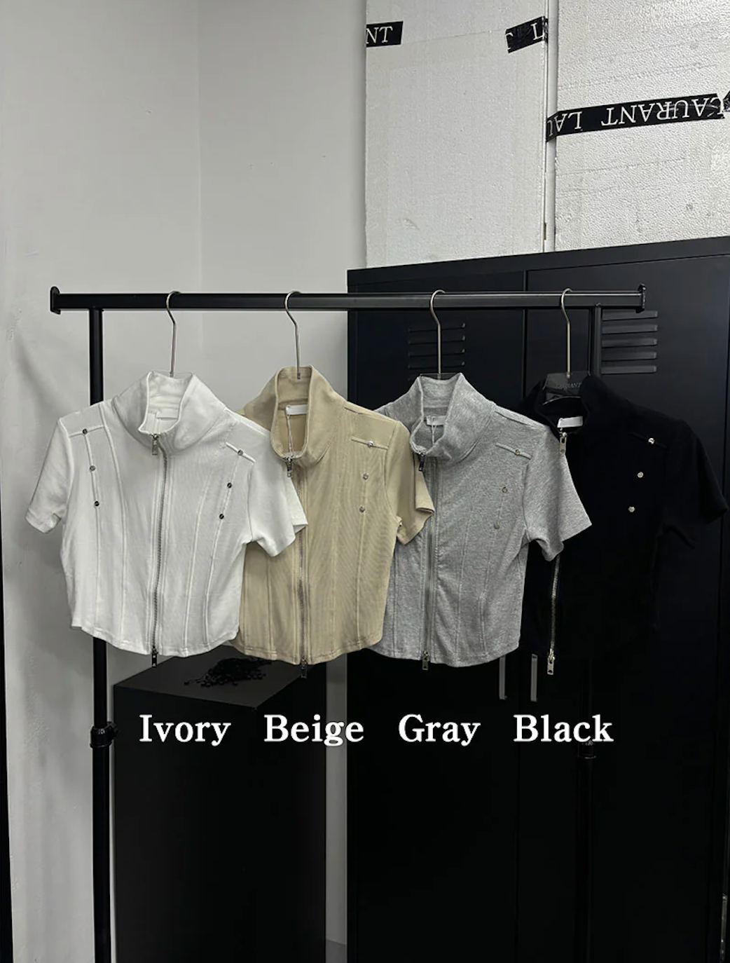 シックスタッズハーフジップアップ(4color)