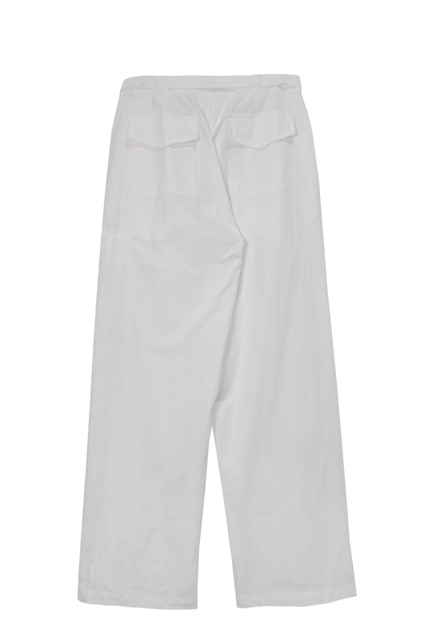 Eyelet Summer Strap Nylon Cotton Wide Banded Waist Pants (2 colors)