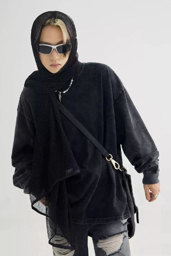 ベーシックルーズフィット長袖Tシャツ