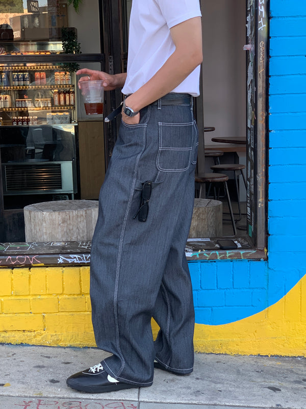 Non-fade carpenter denim pants