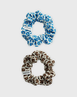 Flower scrunchie (2colors)