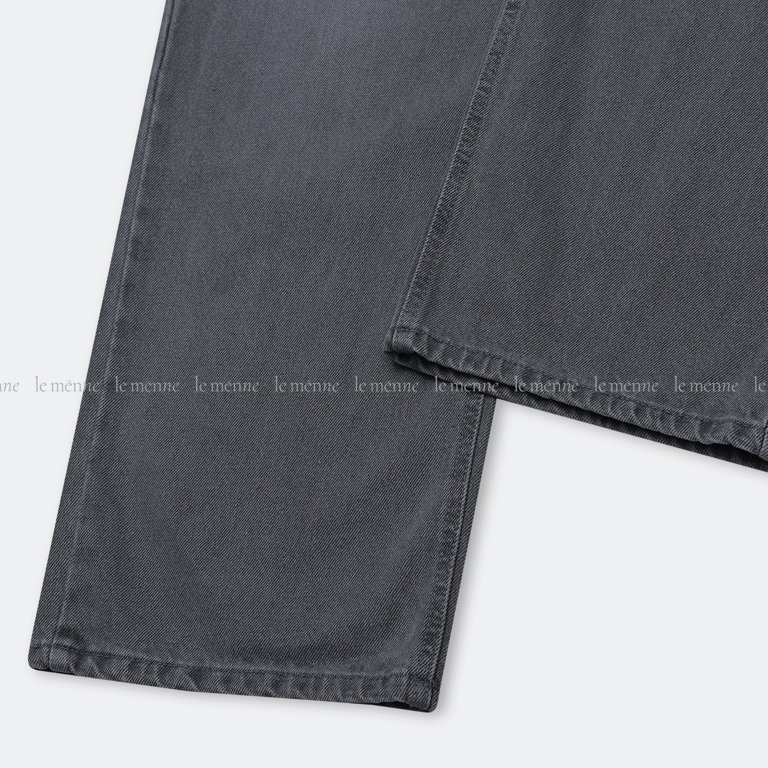 LMN Lebo Stone Semi-Wide Denim Pants (2 colors)