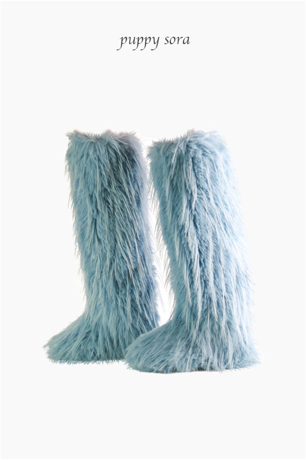 long fur boots (8 color)