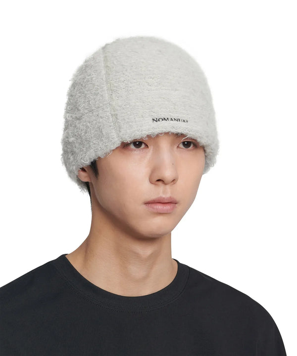 ネストヘイリービーニー-ライトグレー