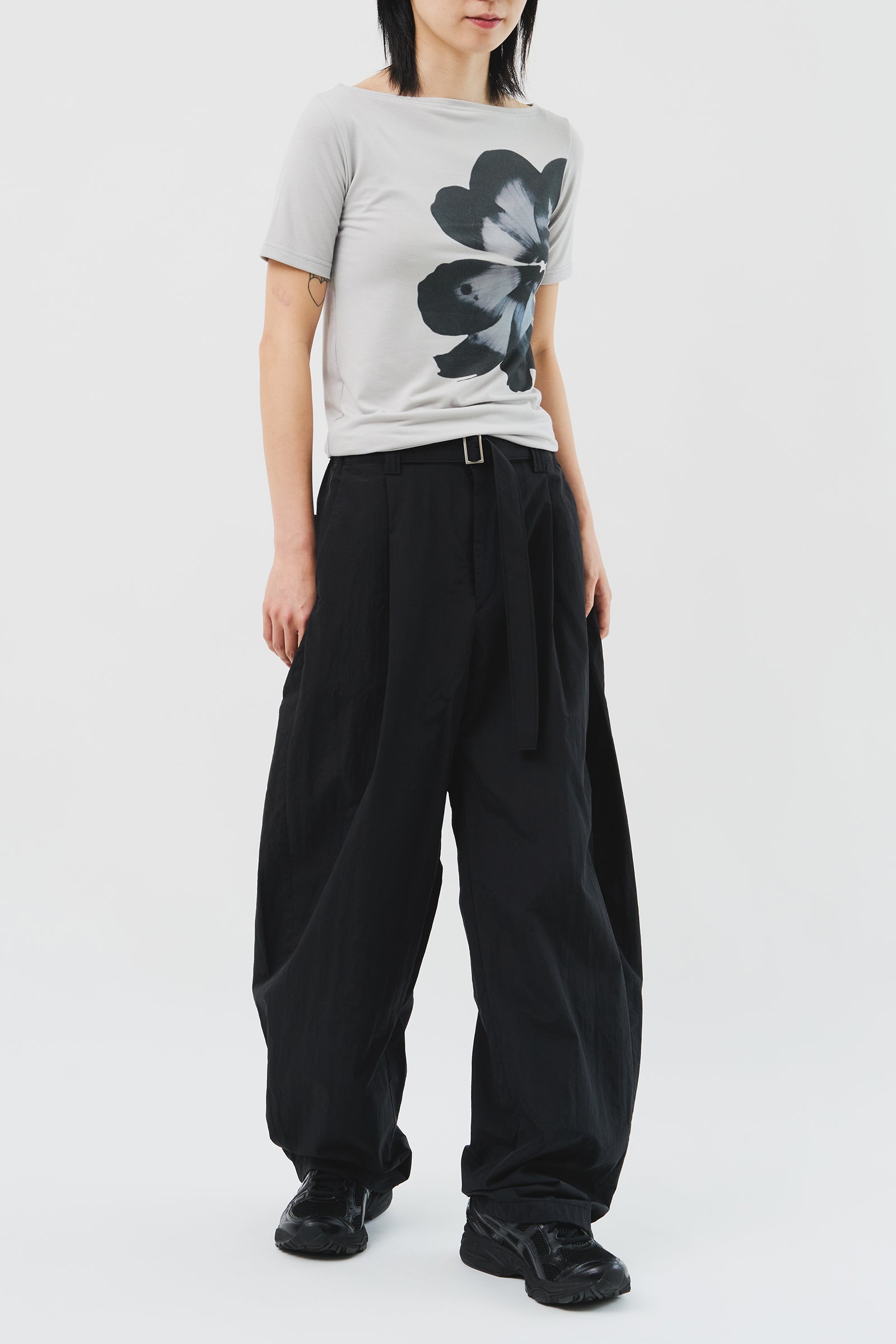 Scout Belted Curved Pants (3color)