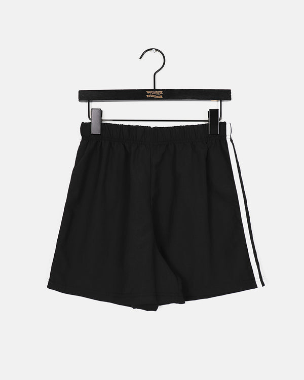 Pyusha nylon track 3-quarter shorts pants