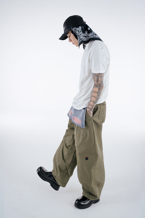 Mwoong Balloonfit Work Pants(KHAKI)