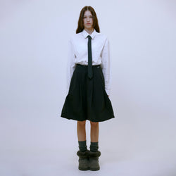 Balloon Midi Skirt (CHARCOAL)