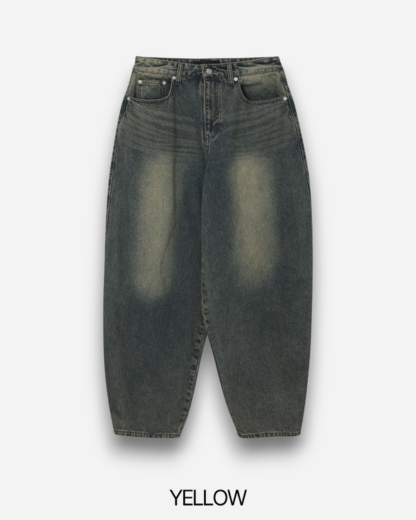 Teen Washing Balloon Denim Pants