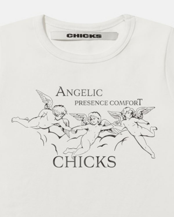 ANGEL PRESENCE BLACK CROP TOP