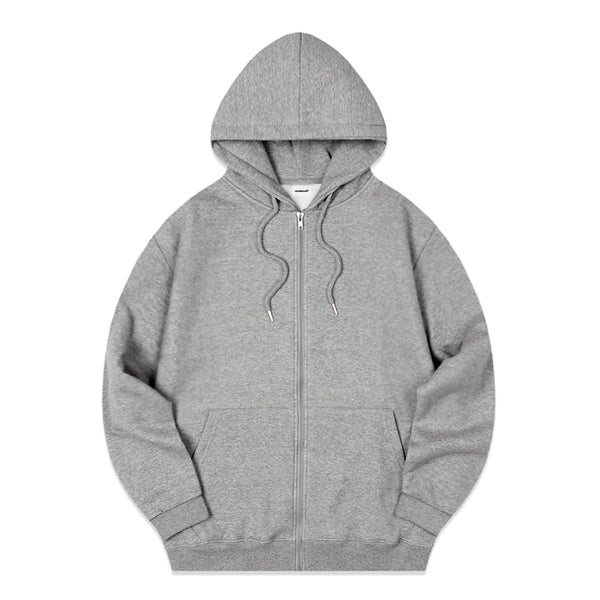 PLAIN HOODIE ZIP-UP