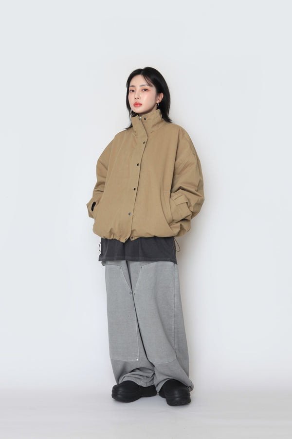 Porter color high neck jacket