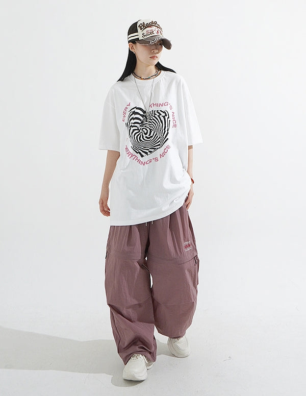 Heart Maze Overfit T-Shirt