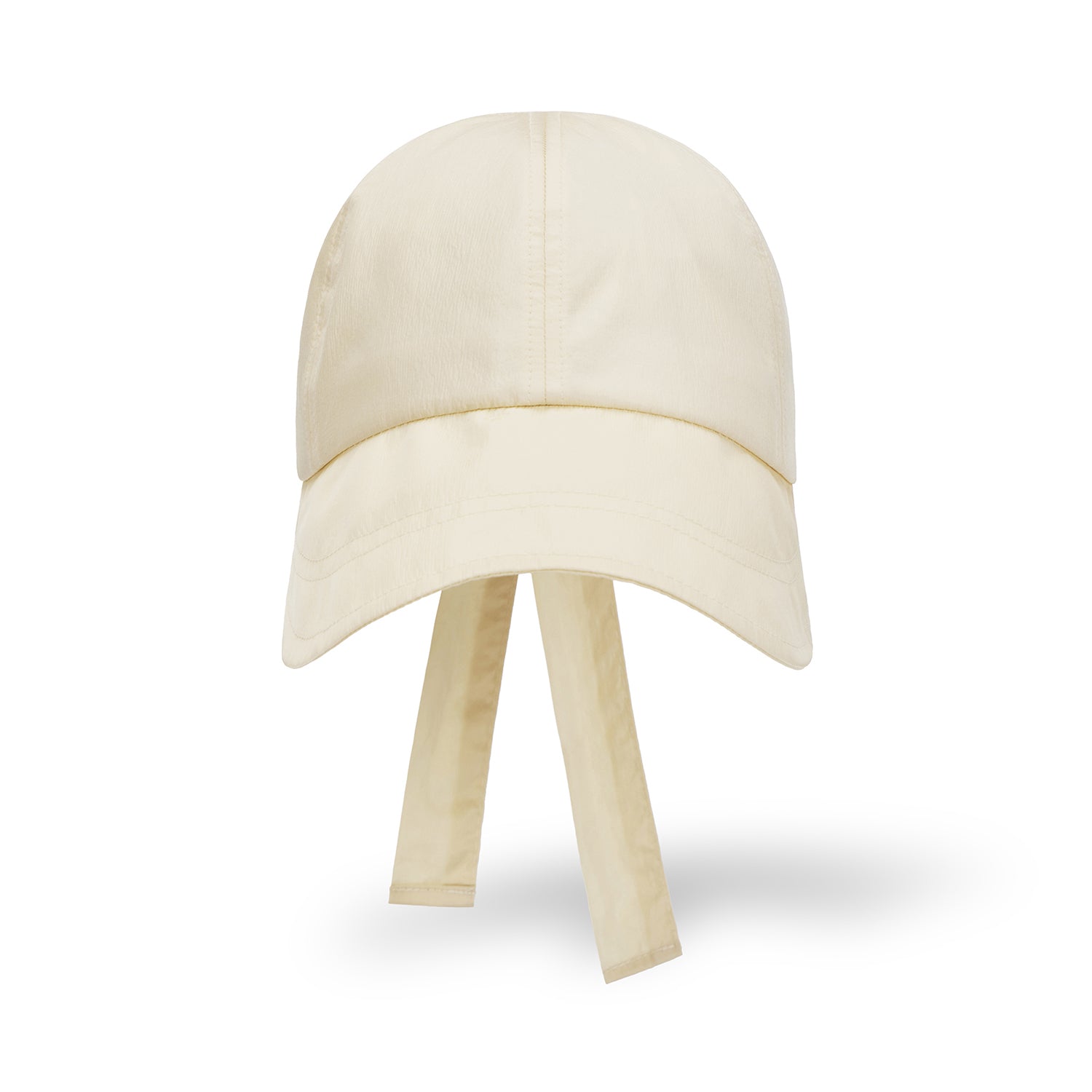 VA Stud Ribbon Bonnet Hat / Beige