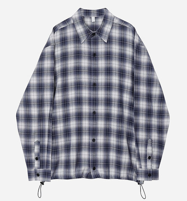 No.0874 P check string SHIRT (3color)