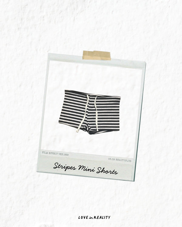 ストライプミニショーツ