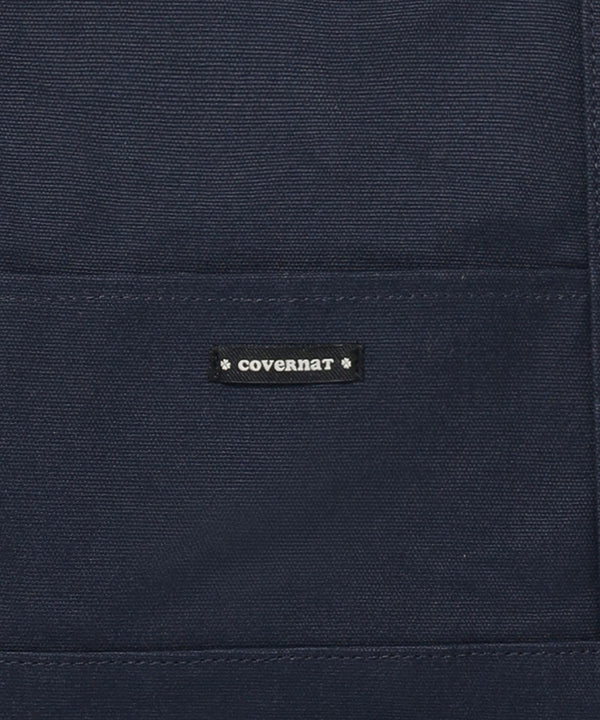 Clover Heart Big Canvas Totebag Navy