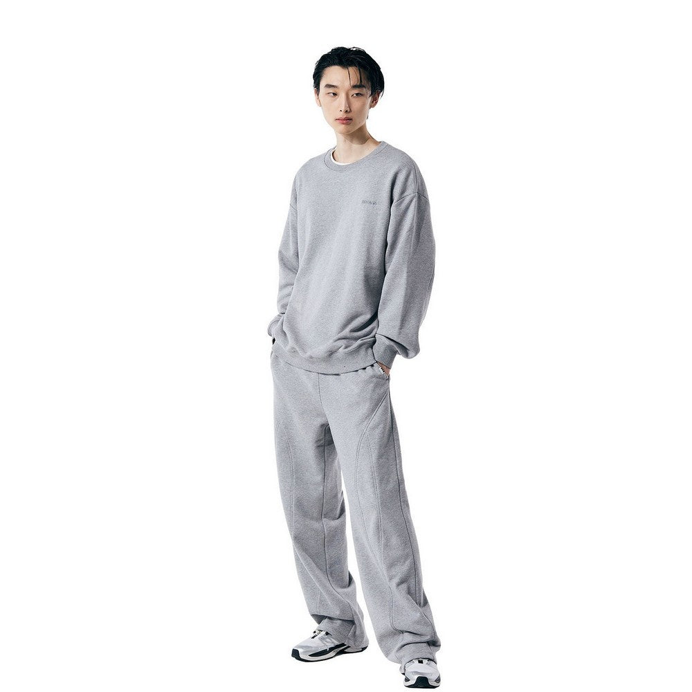 スペシャル特典 BASIC Asian - 60% | MEA - GREY] [HEATHER PANTS SWEAT LOGO トップス