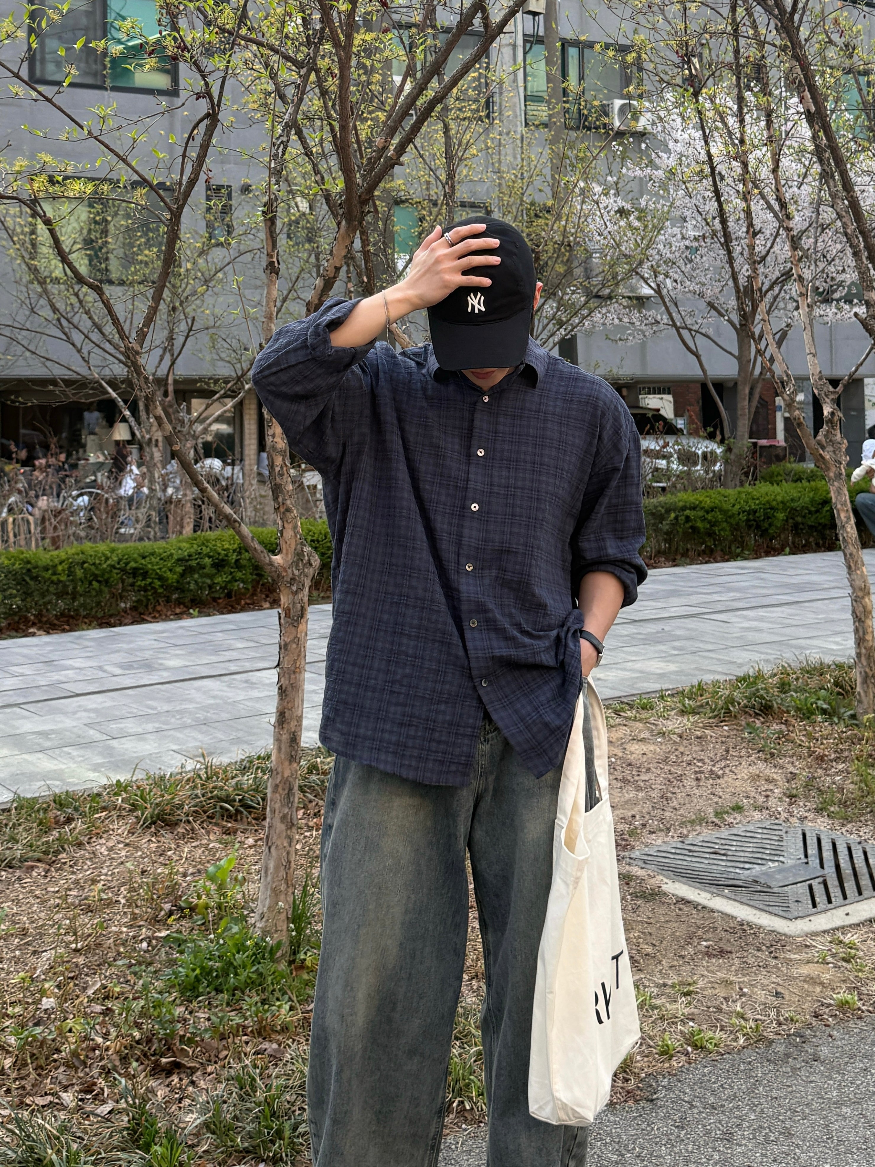 ラストバルーンデニムパンツ