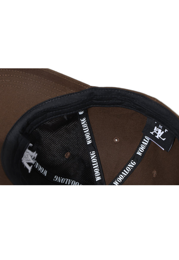 Signature Small Logo ball cap - BROWN