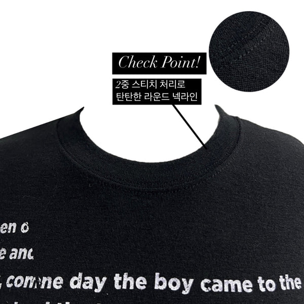 クイットポーンタイポスリムロングスリーブTシャツ (3 colors)