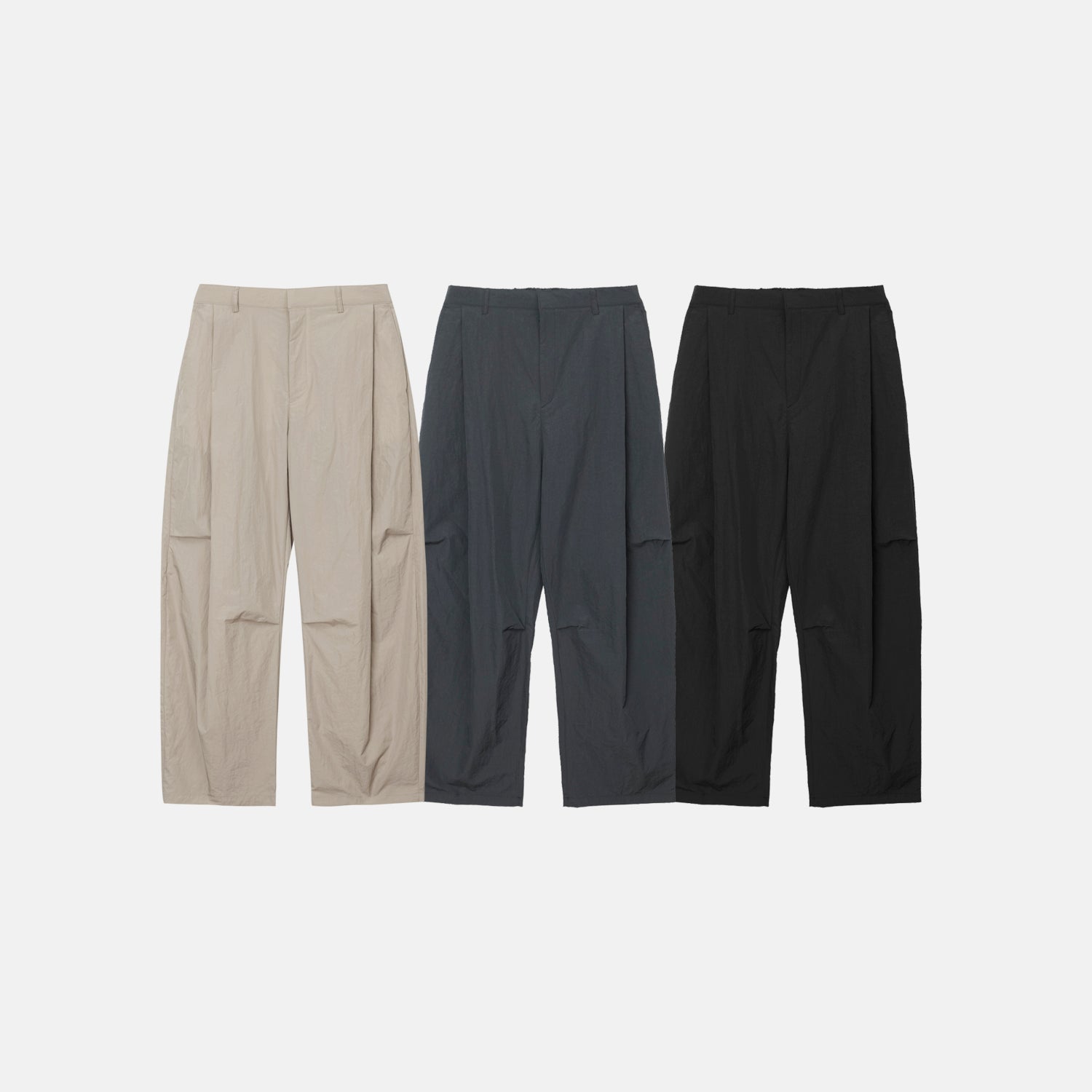 Melting Nylon Pants (3color)