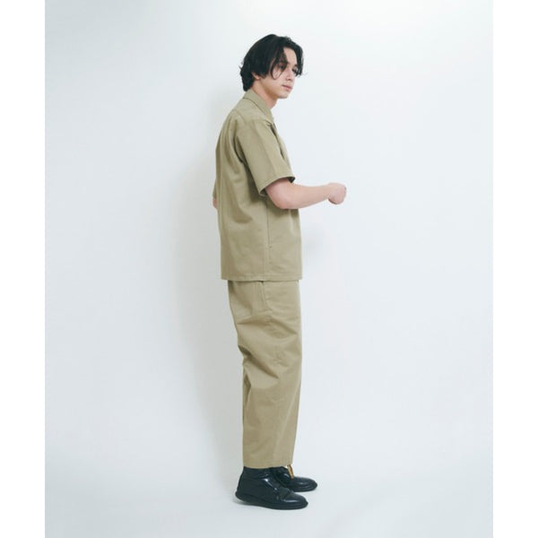 WIDE EASY WORK PANTS / BEIGE