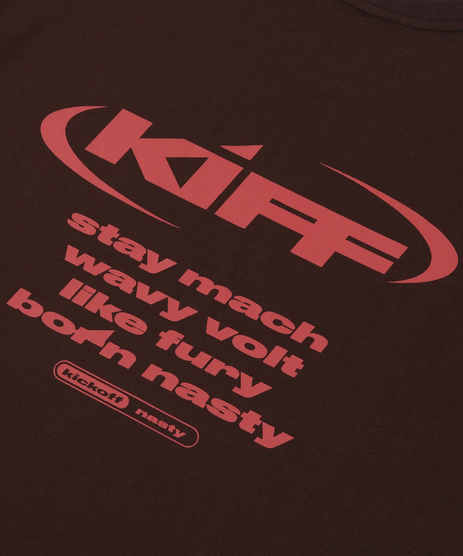 [NK] Kiff Logo Tee (Brown)_K24QB703