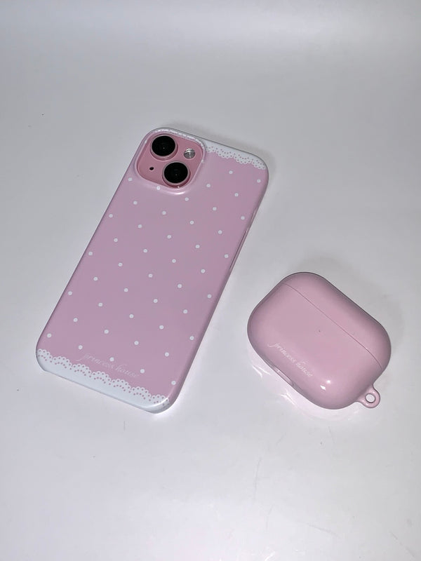 lace polka dot case - hard 