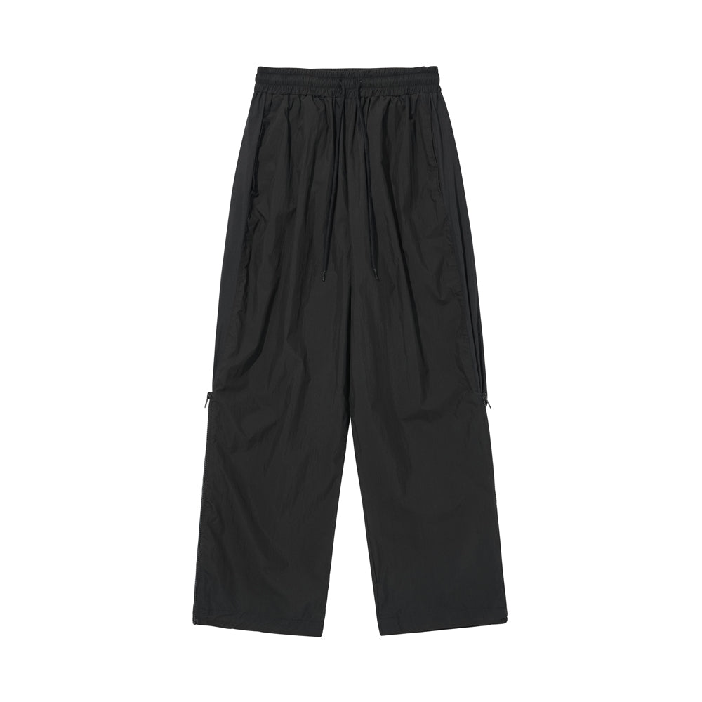 SIDE ZIPPER JOGGER PANTS [BLACK]